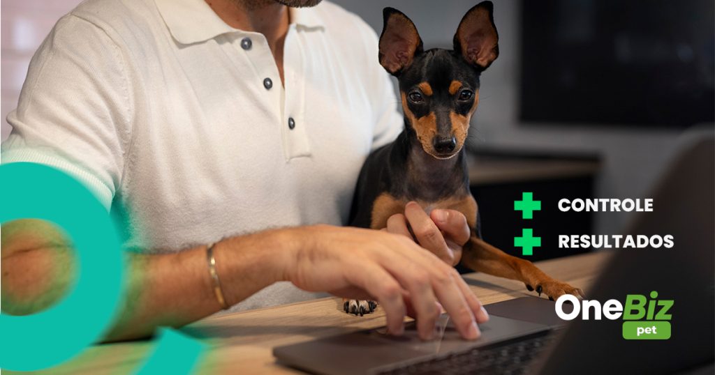 Prontuário digital para veterinária e agenda unificada de pet shop em tempo real no software Onebiz Pet